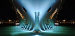 Lumières sous l’eau pour bateau facile d’installation.